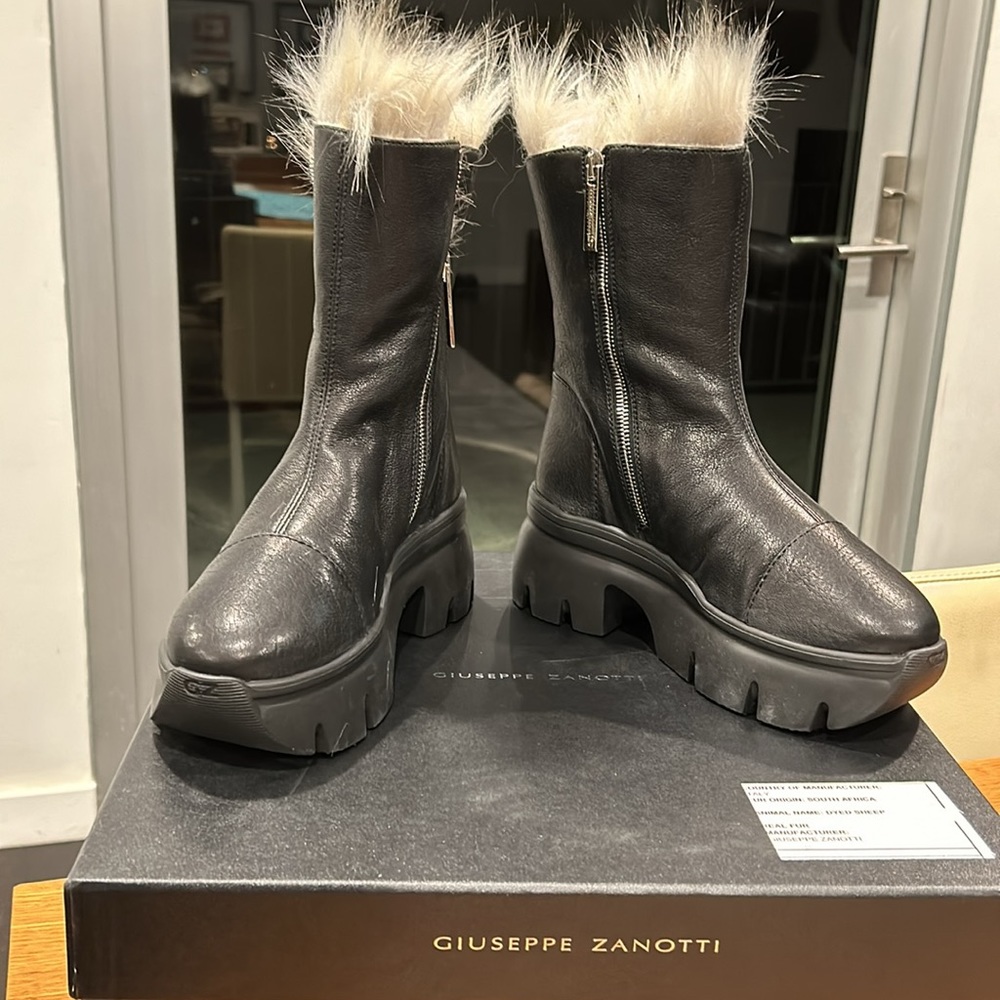 Giuseppe Zanotti Leather Boots